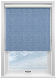 Modena (Blackout), Bright Blue - Twist&Fit Roller Blind